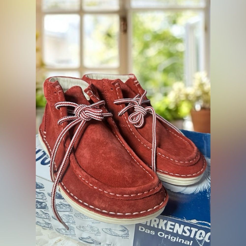BIRKENSTOCK Leather Pasadena High Ankle Booties Chukkas EU 36 Womens 5 NIB - Picture 5 of 11
